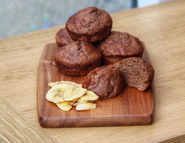 Muffins Proteicos con Mousse de Chocolate |  receta de muffins