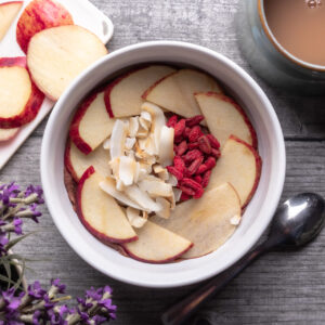 Crema de Arroz con Manzana |  Alternativas saludables para el desayuno